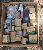 Box of Old Pharmacy Items