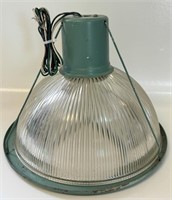 GREAT VINTAGE INDUSTRIAL HOLOPHANE LIGHT FIXTURE