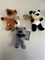 Greatful Dead Beanie Bears Lot of 3