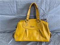 Yellow Leather Coach