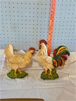 Plastic rooster wall decor