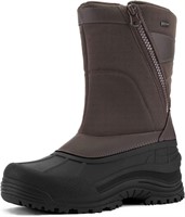 mysoft Men's Winter Snow Boots Mid Calf Waterproof