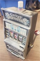 Crazy Diamonds Slot Machine Bank!