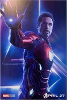 Robert Downey Jr. Autograph Avengers Poster