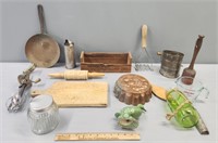 Country Kitchenalia; Copper; Wood etc