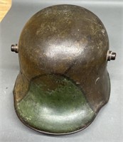 Scarce German WWI M16 Camouflage Helmet