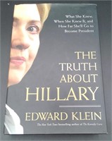 "The Truth About Hillary" Hardback by Edward Klein