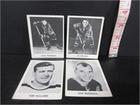 4 1965-66 COCA COLA HOCKEY CARDS