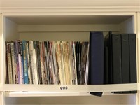 Watercolor & art magazines, 3-ring binders