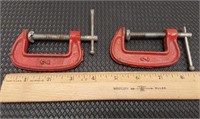 (2) 2in clamps