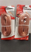 2 new pkgs of 50ft Magnavox speaker wire