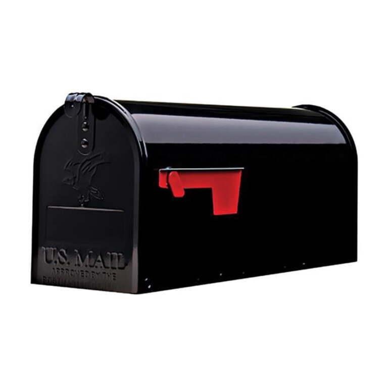C2290  Gibraltar Classic Steel Mailbox Black