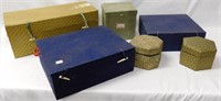 Asian Chinese Padded Boxes Group