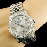 1.50ctw Diamond 36mm Rolex DateJust Watch