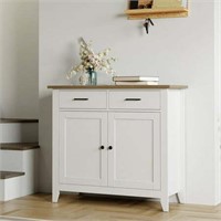 Homfa Entryway Storage Cabinet  White