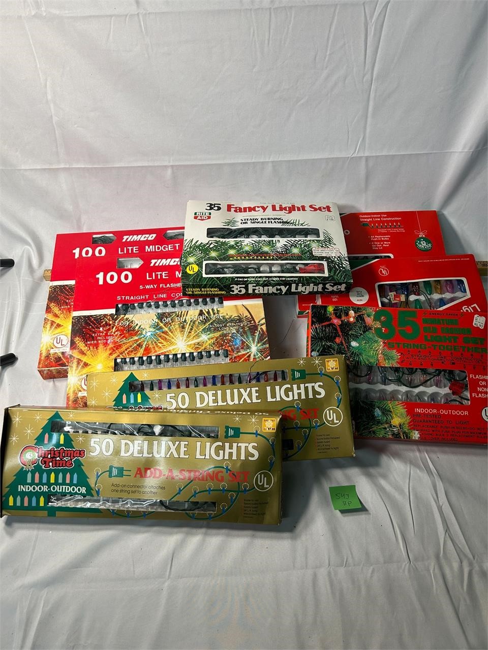 Lot of Assorted VTG Christmas Lights