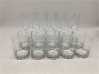Clear Glass Bar Glasses & Stemware