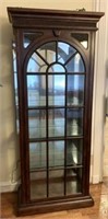 Lighted Display Cabinet with Side Doors