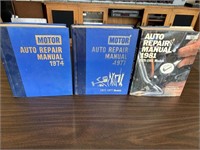 Auto Repair Manuals by Motor, 1974,1977,1976-1981