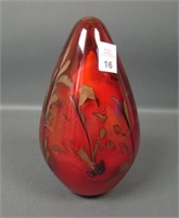 Red Gold Dust Dragon Egg Paperweight