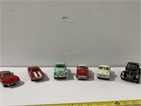 6pc Toy Replica Cars and Trucks; 1969 Corvette, 19