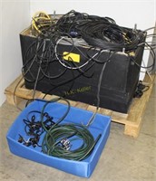 Box of Cords and  Audio Cables