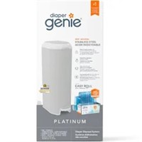 Diaper Genie Platinum Diaper Pail, White - Made