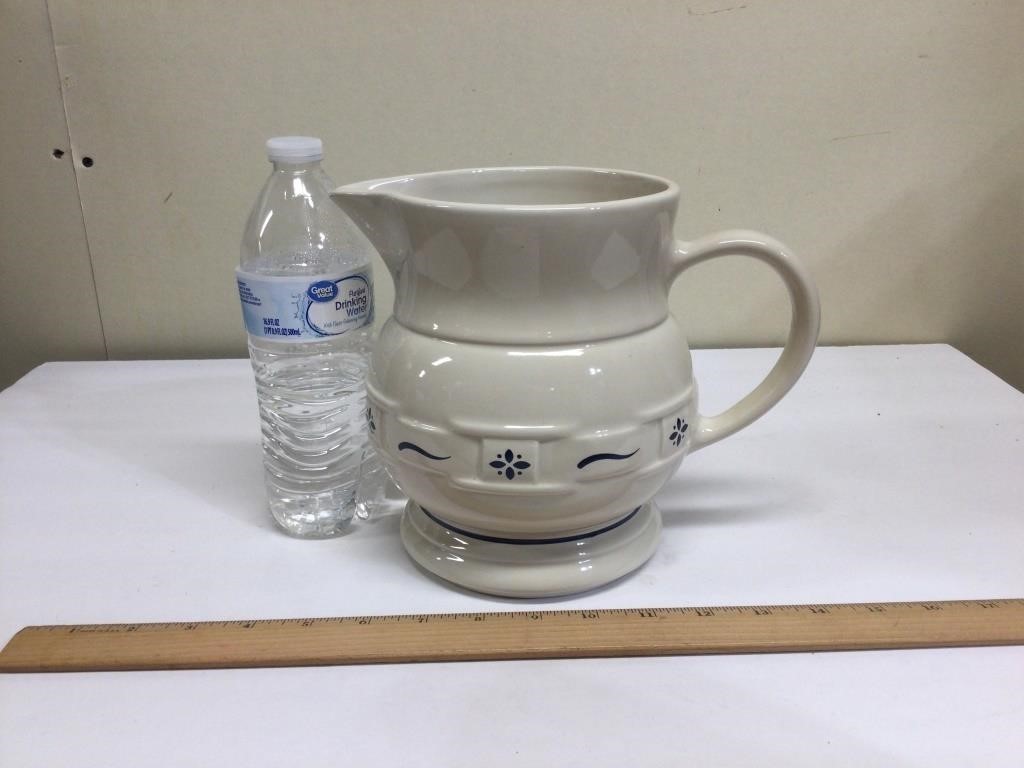 Longaberger Woven Traditions Pitcher 7-1/4" H
