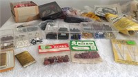 Assorted Jewelry Making Beads and Supplies