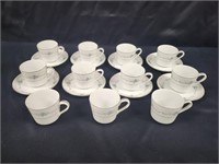STYLE HOUSE FINE CHINA "CAPRICE" (8) SAUCERS & ...