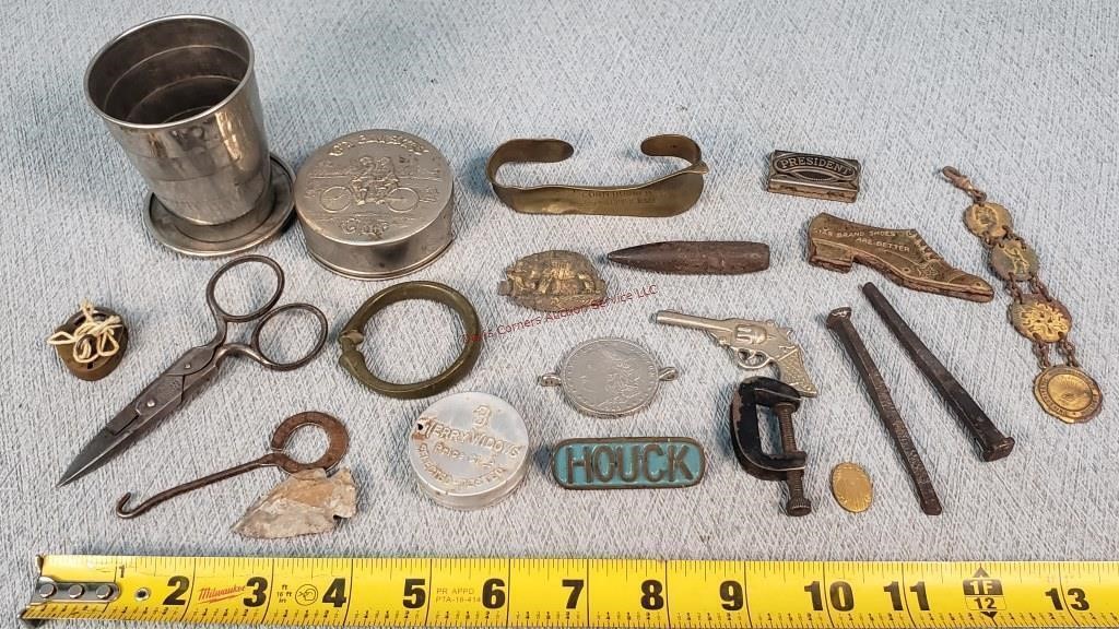 Antique Collectable Items (fake morgan pendant)