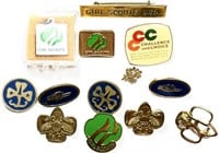 Large Lot of Boys & Girls Scouts Pins