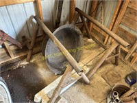 Iron Saw Horses & Kettle (Welded)