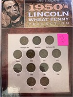 1950'S WHEAT PENNY COLLECTION
