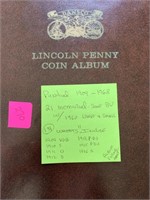 DANSCO LINCOLN PENNY COIN ALBUM WHEAT MEM DATES!!