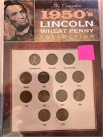 1950S WHEAT PENNY COLLECTION