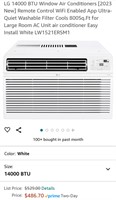 LG 14000 BTU Window Air Conditioner