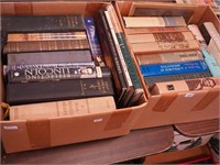 Two boxes of Abraham Lincoln-related books