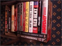 Box of hardback modern military non-fiction books
