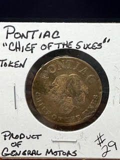 Pontiac "Chief of the sixes" Token