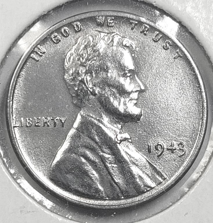 1943 BU USA Steel Cent