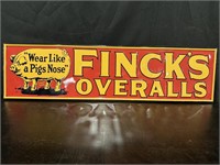 FINCKS OVERALLS SIGN
