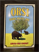 ORSI OLIVE OIL SIGN