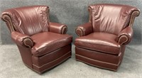 x2 Leathercraft Swivel Chairs