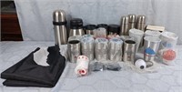 Mugs, can coolers, beer cups and other