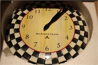 BRAND NEW MACKENZIE CHILDS WALL CLOCK