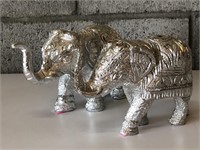 Solid Engraved Elephants