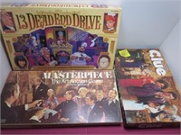 Clue Masterpiece 13 Dead End Drive Game Lot. All