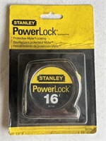 Stanley 16ft PowerLock tape measure, new