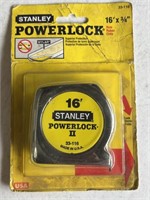 Stanley 16ft Powerlock II tape measure, new